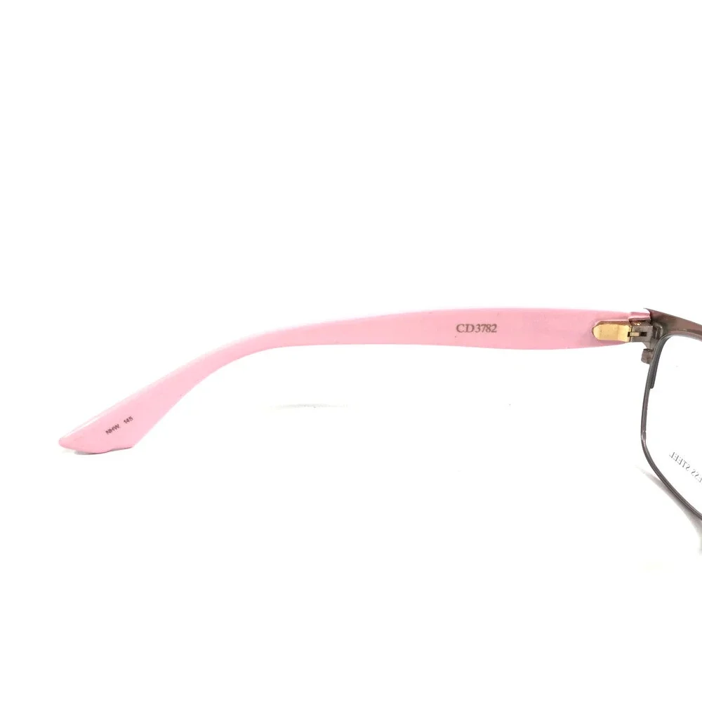 Christian Dior Eyeglasses Frame CD3782 NHW Black Pink Cat Eye Full Rim 54-16-145